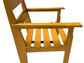 Two Art Deco Modernist Lacquered Beech Armchairs and Table, 1930s